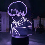 Lampe Levi Ackerman Figure Led Night Light for Kids Lampe Attack on Titan Gift