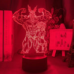 Lampe My Hero Academia All Might et Denki Kaminari décor veilleuse Lampe led 3D My hero academia