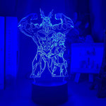 Lampe My Hero Academia All Might et Denki Kaminari décor veilleuse Lampe led 3D My hero academia