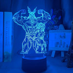 Lampe My Hero Academia All Might et Denki Kaminari décor veilleuse Lampe led 3D My hero academia