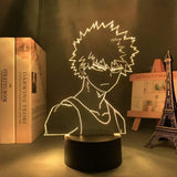 Lampe My Hero Academia Bakugo Katsuki goodies manga animé