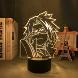 Lampe My Hero Academia Denki Kaminari goodies manga animé lampe led 3D