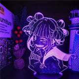 Lampe MY HERO ACADEMIA Himiko Toga 3D ANIME LAMP Boku no Hero Academia lampe led 3D