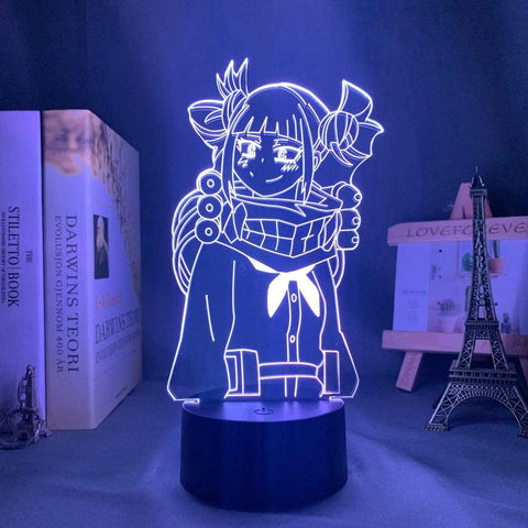 Lampe My Hero Academia Himiko Toga goodies manga animé lampe led 3D