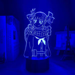 Lampe My Hero Academia Himiko Toga goodies manga animé lampe led 3D