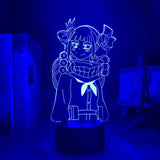 Lampe My Hero Academia Himiko Toga goodies manga animé lampe led 3D