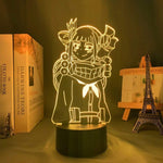 Lampe My Hero Academia Himiko Toga goodies manga animé lampe led 3D