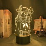 Lampe My Hero Academia Himiko Toga goodies manga animé lampe led 3D