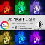 Lampe My Hero Academia Led Night Light Lamp Midoriya Izuku  Lampe led 3D Décor