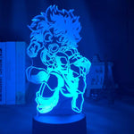 Lampe My Hero Academia Led Night Light Lamp Midoriya Izuku  Lampe led 3D Décor