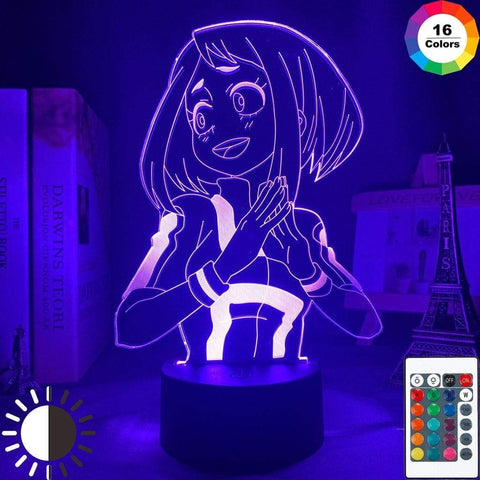 Lampe My Hero Academia Ochako Uraraka Light for Bedroom Decor lampe led 3D