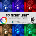 Lampe My Hero Academia Ochako Uraraka Light for Bedroom Decor lampe led 3D