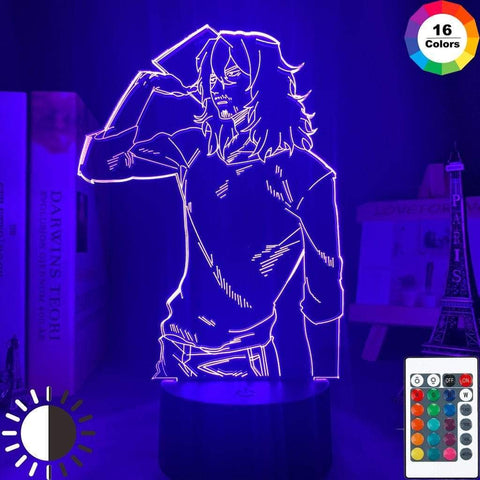 Lampe My Hero Academia Shota Aizawa Light for Bedroom Decor Manga Aizawa Lamp My Hero Academia lampe 3D