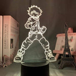 Lampe My Hero Academia Shoto Todoroki for Bedroom Decor lampe led 3D