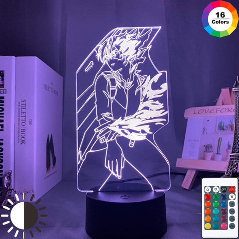 Lampe My Hero Academia Shoto Todoroki for Bedroom Decor lampe led 3D