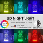Lampe My Hero Academia Toga Himiko décor veilleuse Lampe led 3D My hero academia