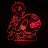 Lampe Naruto Gaara goodies manga lampe led 3D