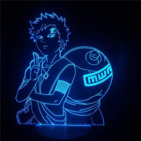 Lampe Naruto Gaara goodies manga lampe led 3D