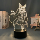 Lampe No Game No Life Izuna Hatsuse goodies anime manga lampe led 3d