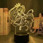 Lampe No Game No Life Shiro lampe led 3D cadeaud écor goodies