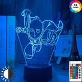 Lampe One Punch Man Saitama  Lampe led 3D Décor