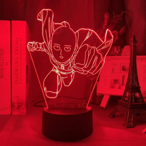 Lampe One Punch Man Saitama  Lampe led 3D Décor