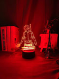Lampe PlayerUnknown's Battlegrounds 3d Led Night Light 16 Colors lampe led 3D