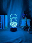 Lampe SLAM DUNK Hanamichi Sakuragi Lampe Led 3D veilleuse Décor