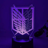 Lampe SNK 3D Wings of Liberty Attack on Titan lampe cadeau décor goodies