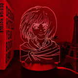 Lampe SNK Attack on Titan 3d Lamp Armin Arlert Lampe led 3D cadeau décor goodies manga