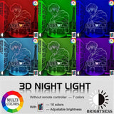 Lampe SNK Attack on Titan 4 Armin Arlert lampe led 3D cadeau décor goodies