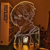 Lampe SNK Attack on Titan 4 Mikasa Ackerman lampe led 3D cadeaud décor goodies