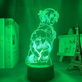 Lampe SNK Attack on Titan Annie Leonhart lampe led 3D cadeau décor goodies