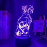 Lampe SNK Attack on Titan Annie Leonhart lampe led 3D cadeau décor goodies