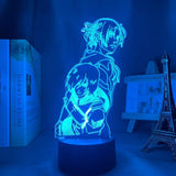 Lampe SNK Attack on Titan Annie Leonhart lampe led 3D cadeau décor goodies