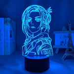 Lampe SNK Attack on Titan Annie Leonhart lampe led 3D cadeau décor goodies