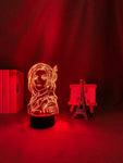 Lampe SNK Attack on Titan Annie Leonhart lampe led 3D cadeau décor goodies