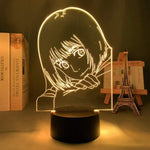 Lampe SNK Attack on Titan Armin Arlert  lampe led 3D cadeau décor goodies