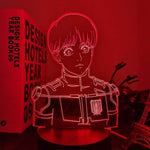 Lampe SNK Attack on Titan Armin Arlert Manga Shingeki No Kyojin lampe led 3D cadeau manga