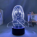 Lampe SNK Attack on Titan Eren lampe led 3D cadeau décor manga goodies