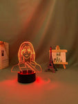 Lampe SNK Attack on Titan Eren lampe led 3D cadeau décor manga goodies