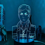 Lampe SNK  Attack on Titan Erwin Smith lampe led 3D cadeau décor goodies