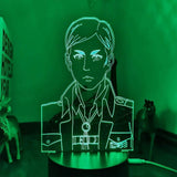 Lampe SNK  Attack on Titan Erwin Smith lampe led 3D cadeau décor goodies