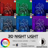 Lampe SNK Attack on Titan Hange Zoe lampe led 3D cadeau décor goodies
