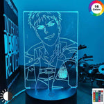 Lampe SNK Attack on Titan Jean Kirstein lampe led 3D cadeau décor goodies