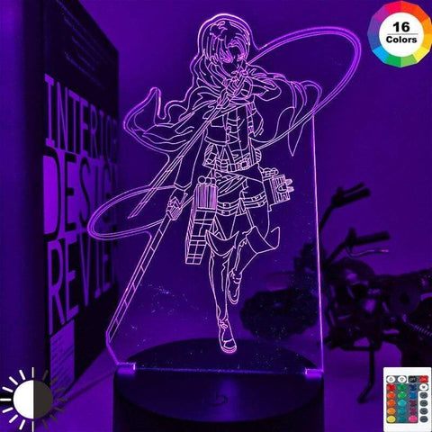 Lampe SNK Attack on Titan lampe led 3D cadeau décor goodies