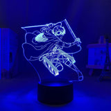 Lampe SNK Attack on Titan Levi Ackerman lampe led 3D cadeau décor goodies