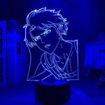 Lampe SNK Attack on Titan Levi Ackerman lampe led 3D cadeau manga décor