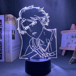 Lampe SNK Attack on Titan Levi Ackerman lampe led 3D cadeau manga décor