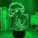 Lampe SNK Attack on Titan Levi Ackerman lampe led 3D cadeau manga décor